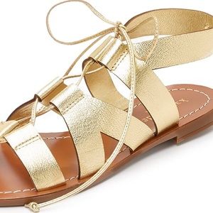 Kate Spade Gold Gladiator Sandal